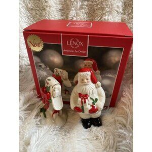 LENOX Countdown 'Till Christmas‎ SALT & PEPPER SET ~ Brand New in Box